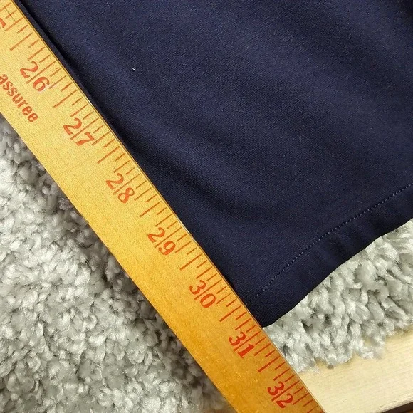 Bugatchi Chino Pants Men's 38 Navy Blue Stretch Rayon‎ Blend Flat Front Trousers - Picture 11 of 13